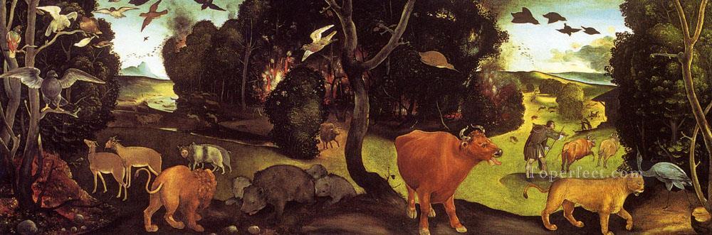 The Forest Fire Renaissance Piero di Cosimo Oil Paintings